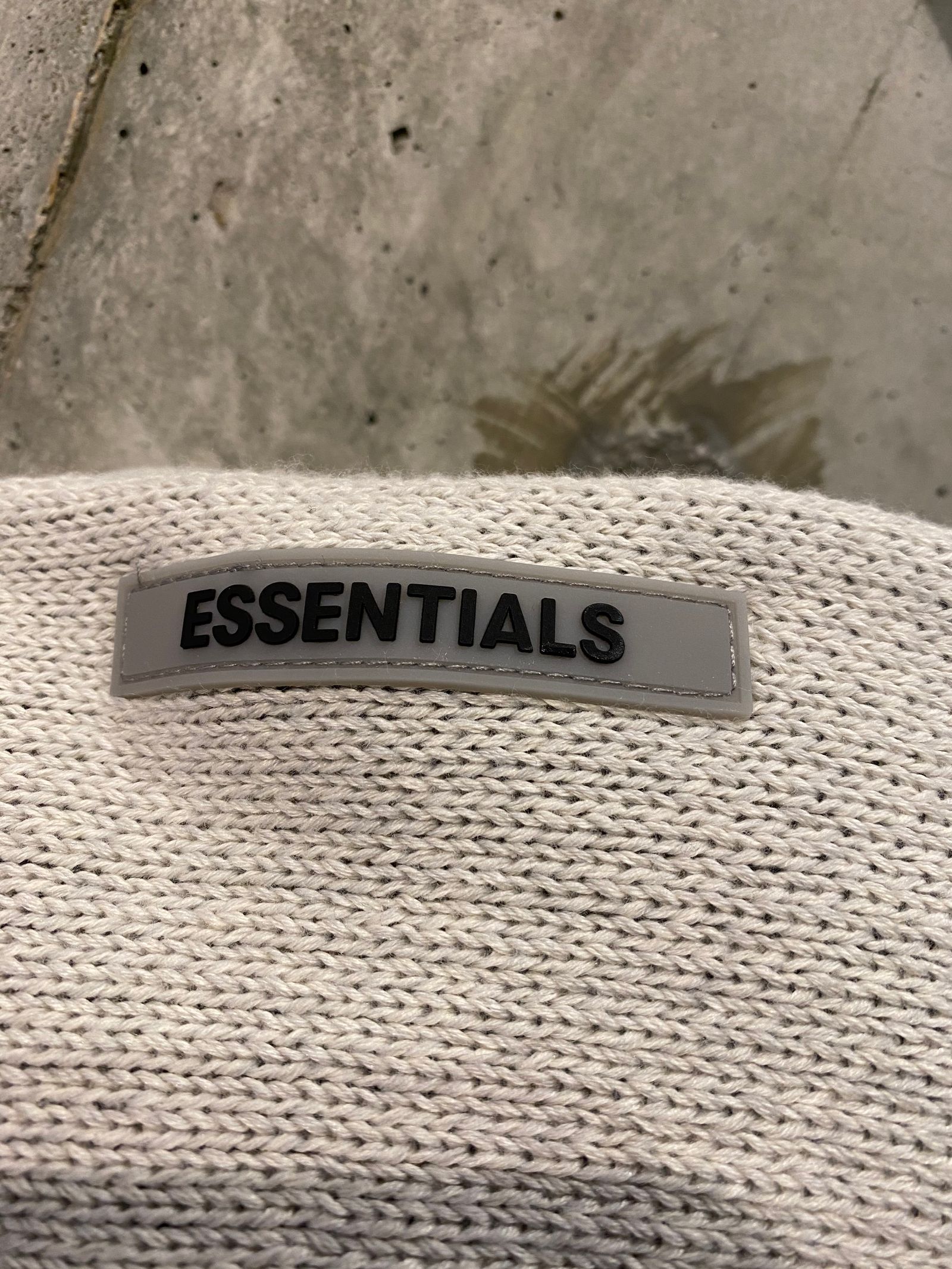 FOG ESSENTIALS KNIT HOODIE/oatmeal