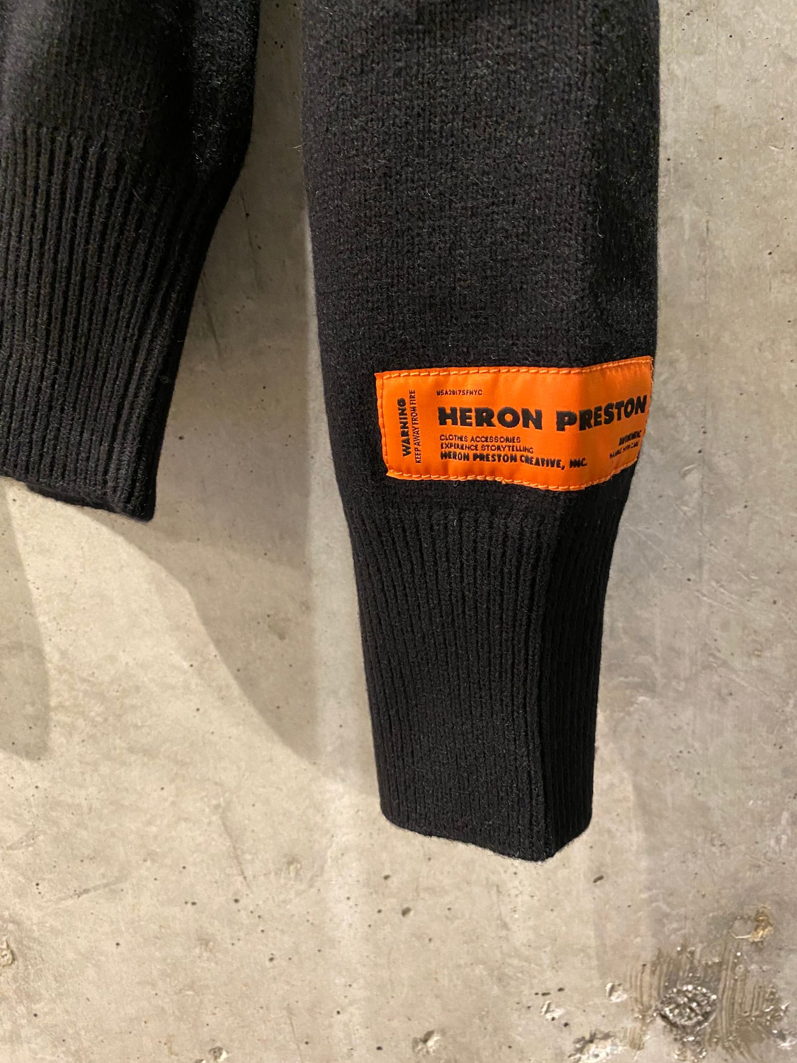 HERON PRESTON-knit/black
