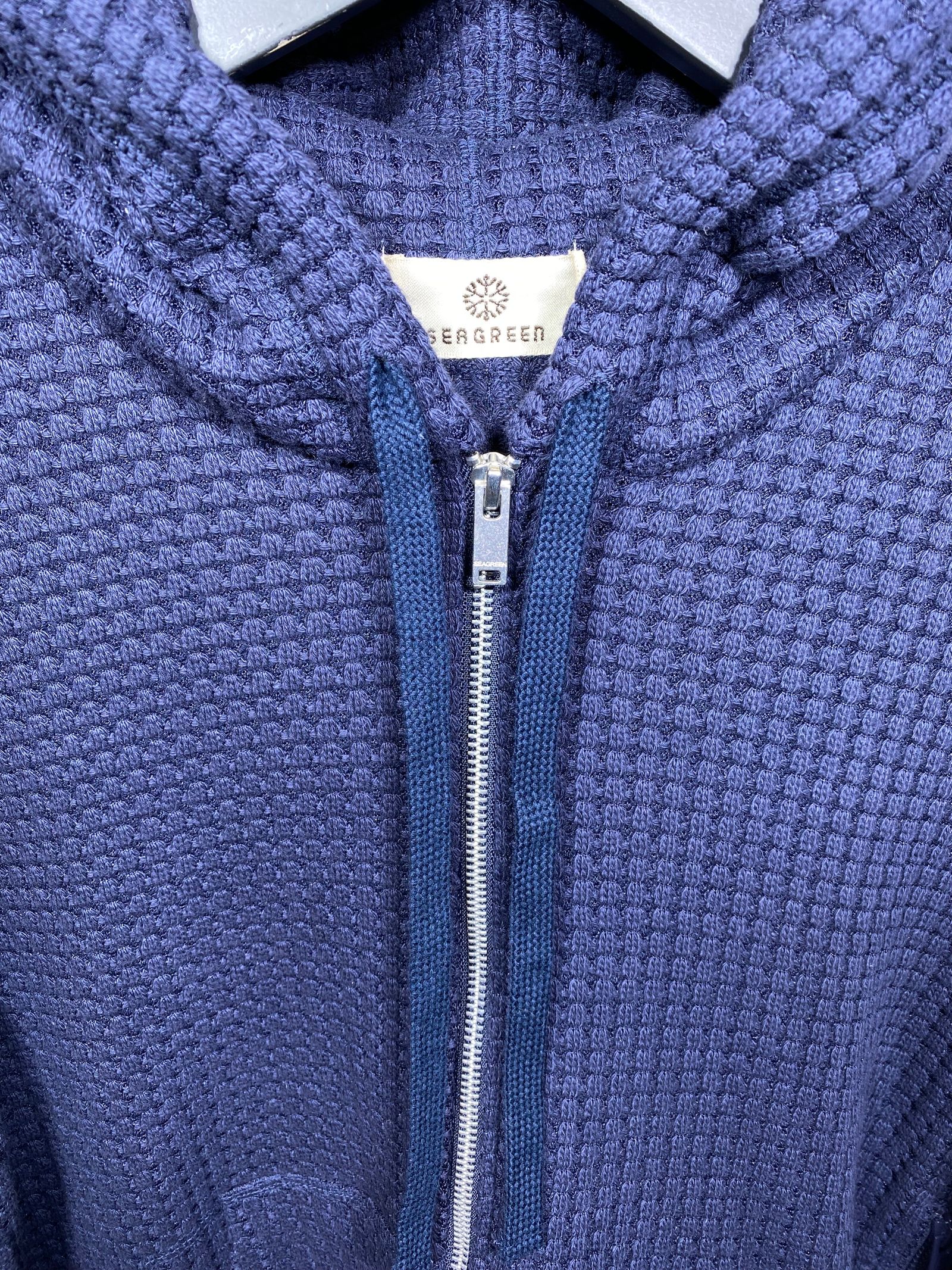 ONI WAFFLE HOODIE/NAVY/MSEA24S5043