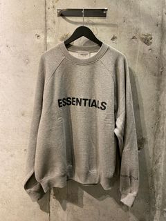 FOG ESSENTIALS crew neck/HEATHER OAT