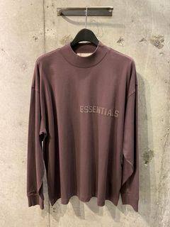 ESSENTIALS L/S Tshirt(PLUM)