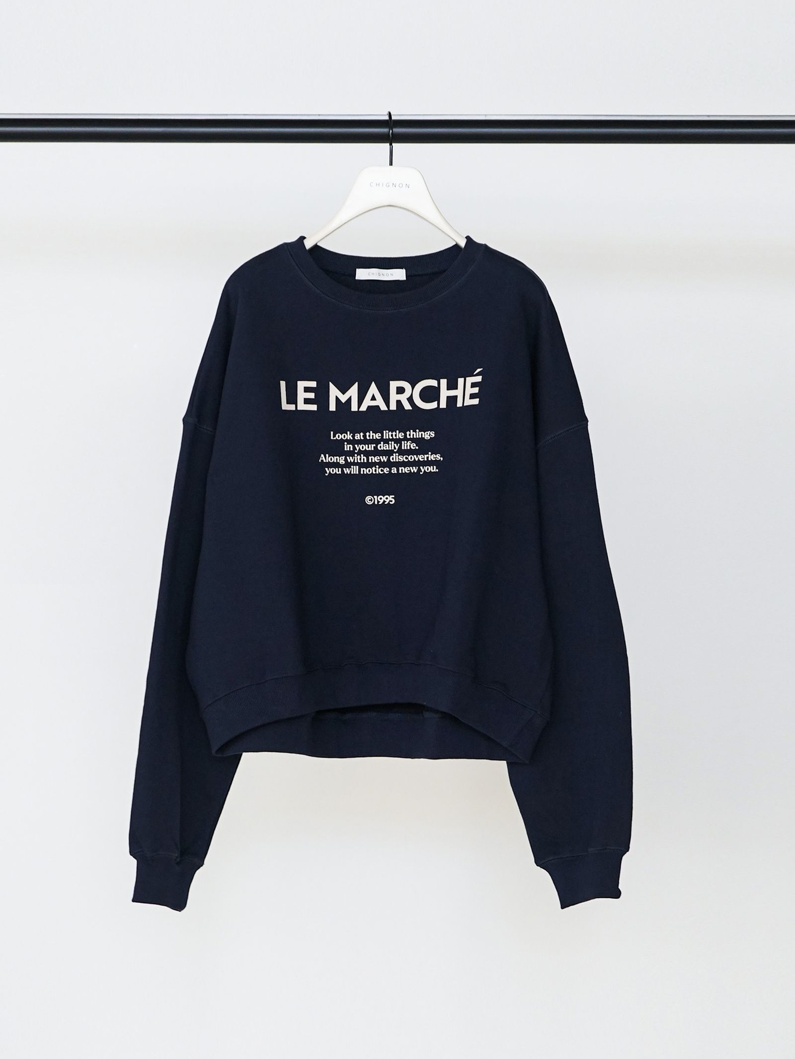 [8454-132KK] MARCHEスウェットPO ネイビー