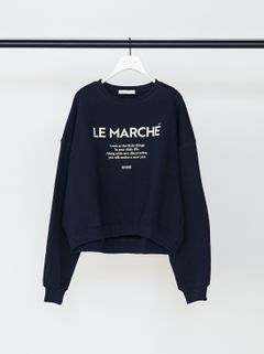 [8454-132KK] MARCHEスウェットPO ネイビー