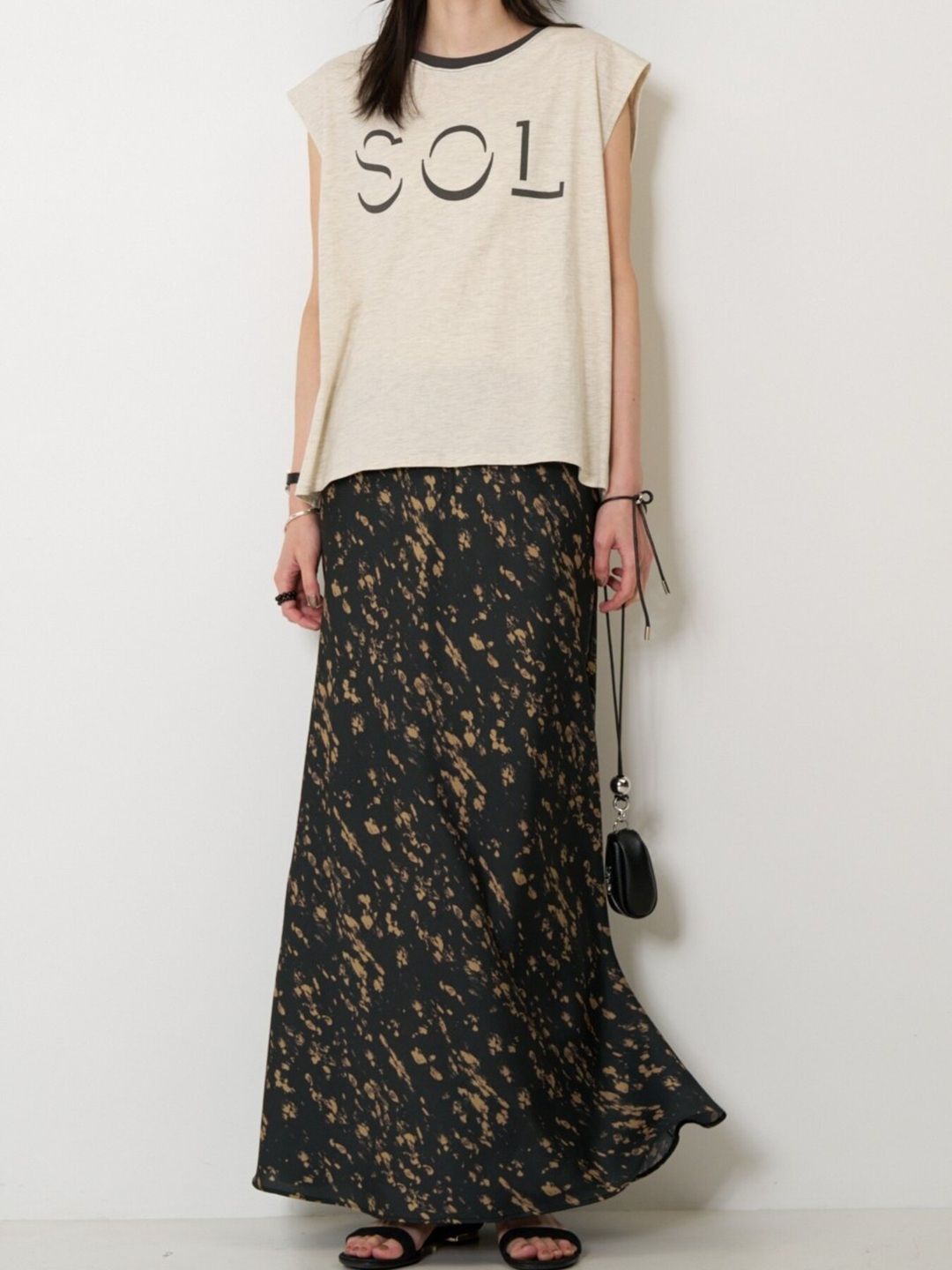 [8463-711KK] "SOL"リンガーフレンチ オートミール