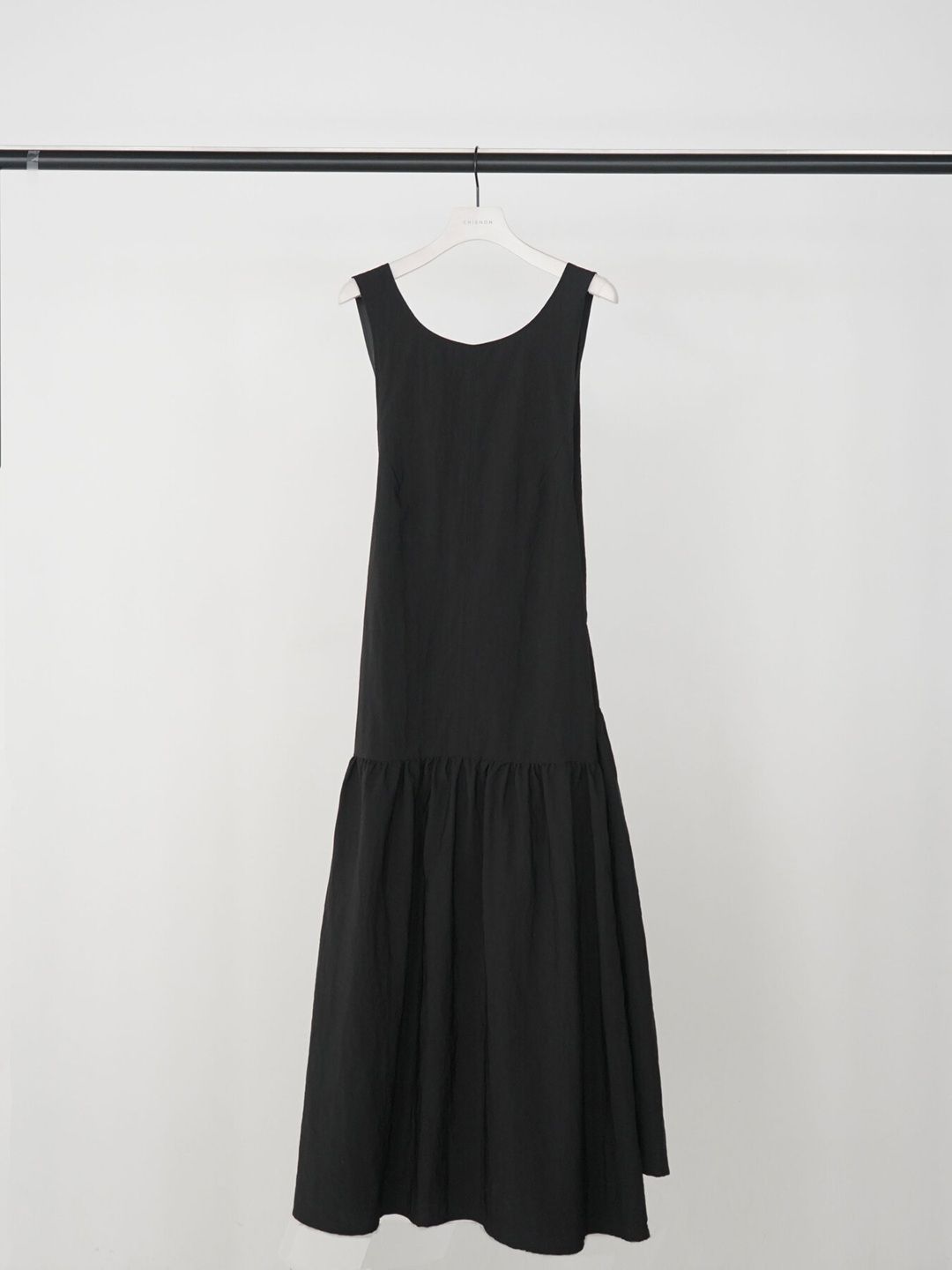 [5263-659YM] バッククロスティアードOP ブラック