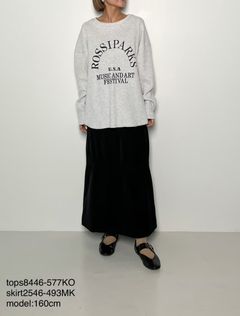 サーマルカジュアルロゴTee トナーグレー