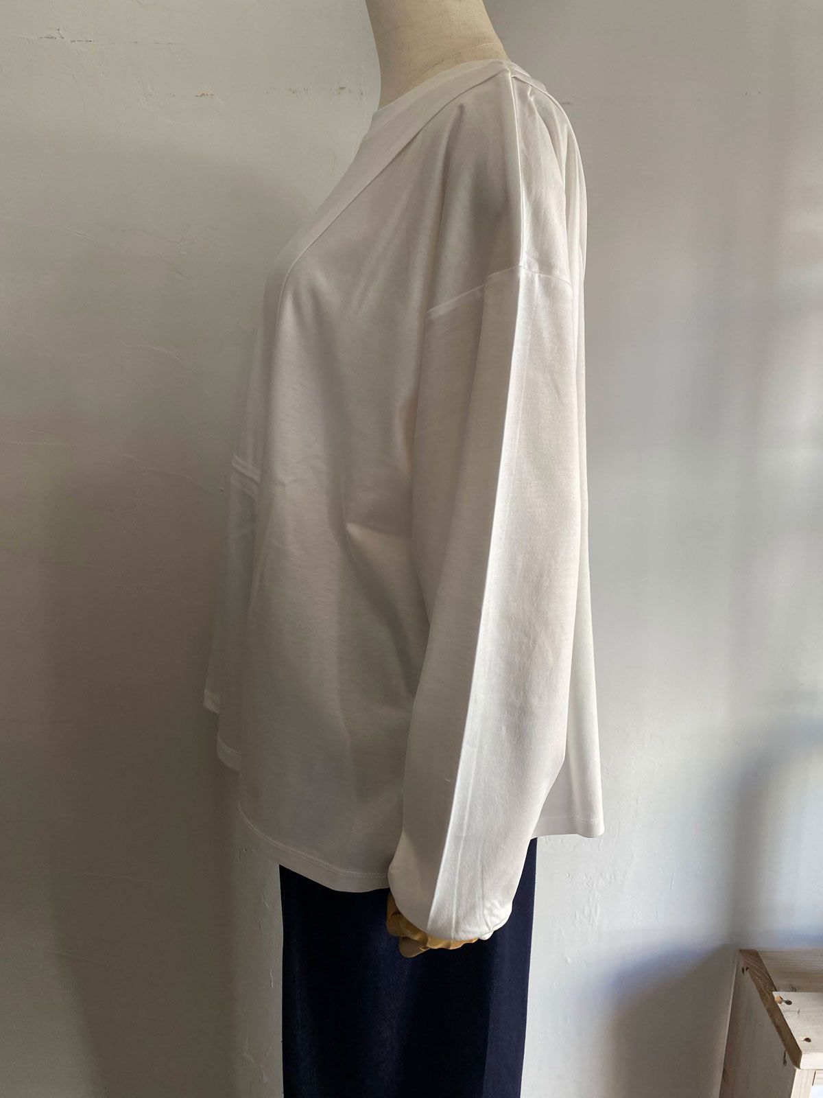 コンパクトスムース デザイントップス オフホワイト