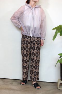 シアーフードパーカー ベージュ