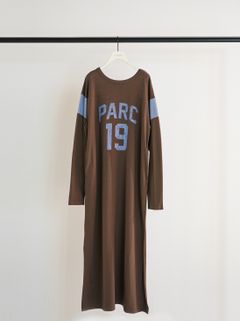 [5461-106KK] ”PARC”プリントロングOP ブラウン