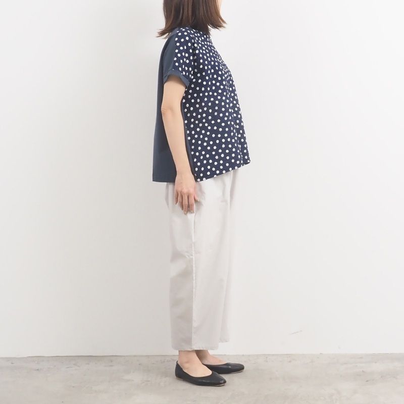 タイプライターエッグパンツ グレージュ