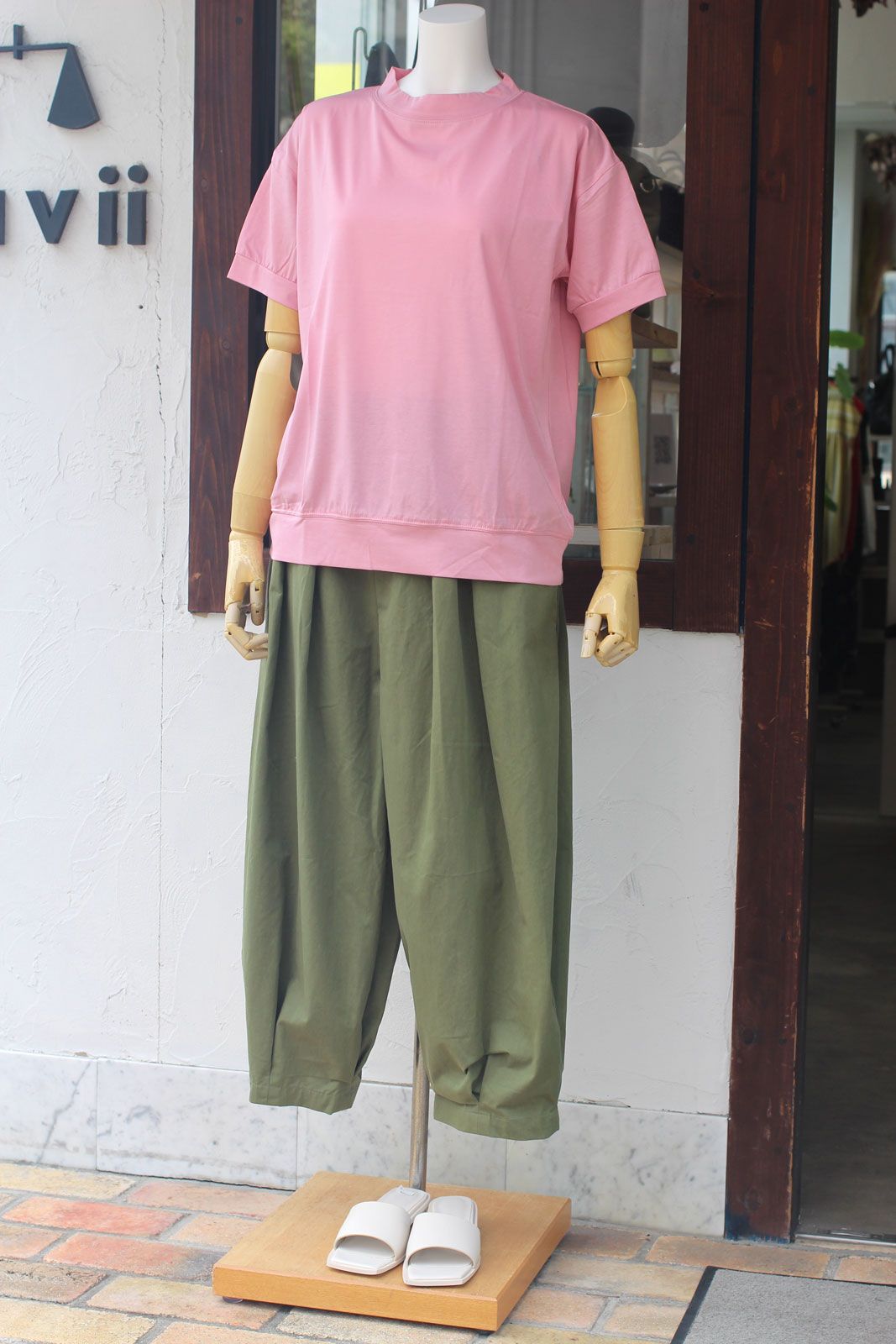 すっきりサラサラ半袖Tシャツ ミント