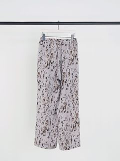 [3963-628MK] レオパードストレートイージーPT パープル