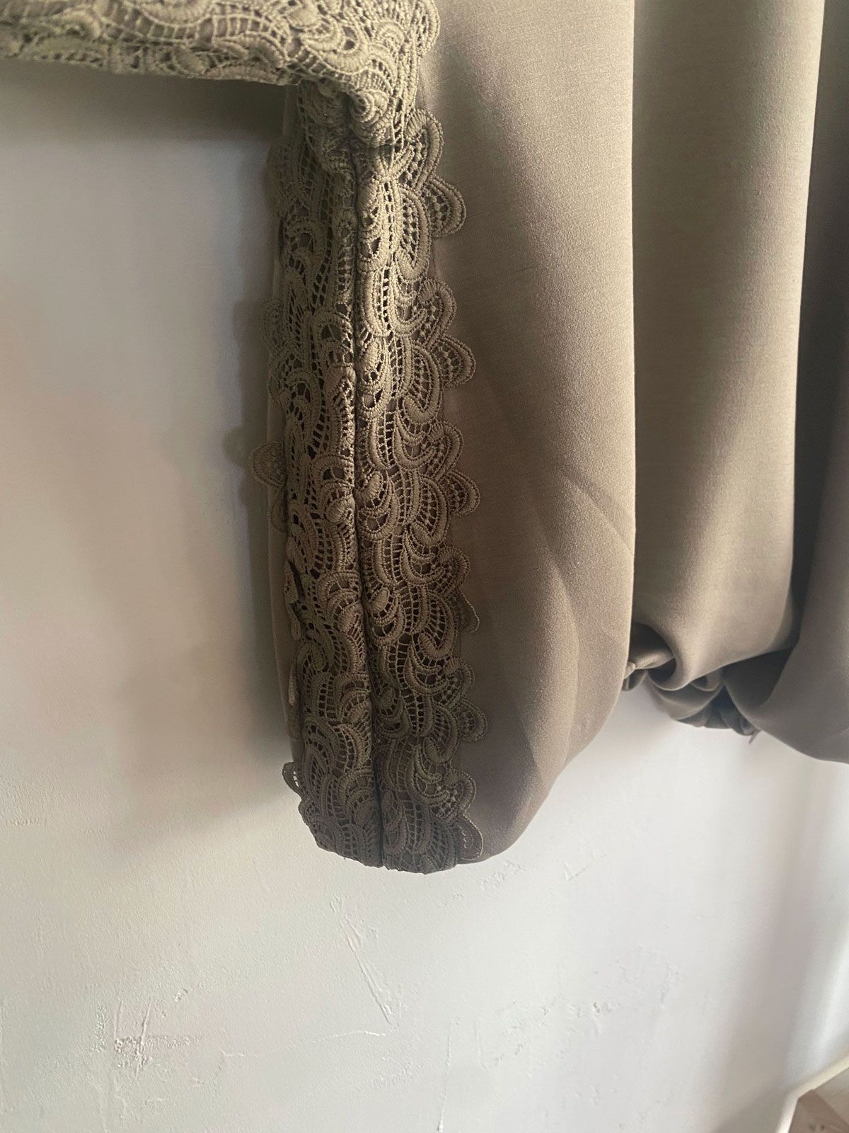 サイドレースドッキングトップス ダークカーキ