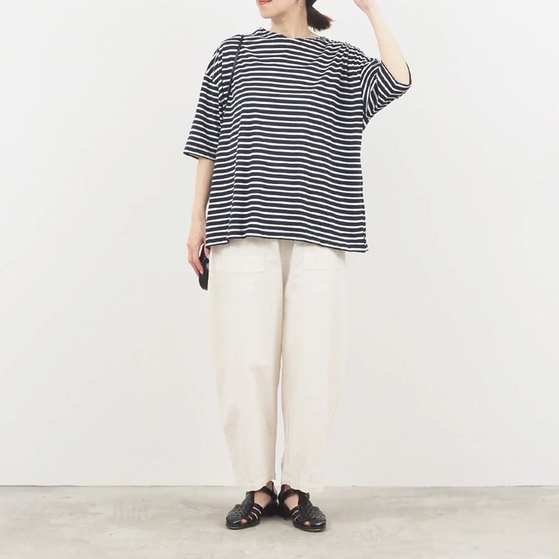 サイロプレミアムBDサイドスリットPO 2WAY ネイビーxオフ