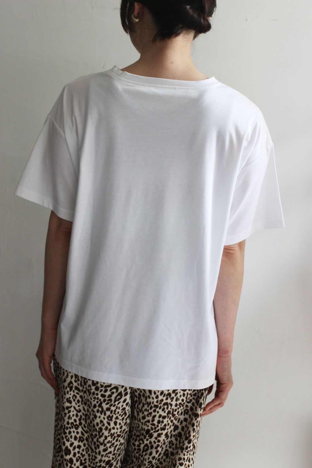 グログランテープTシャツ ホワイト
