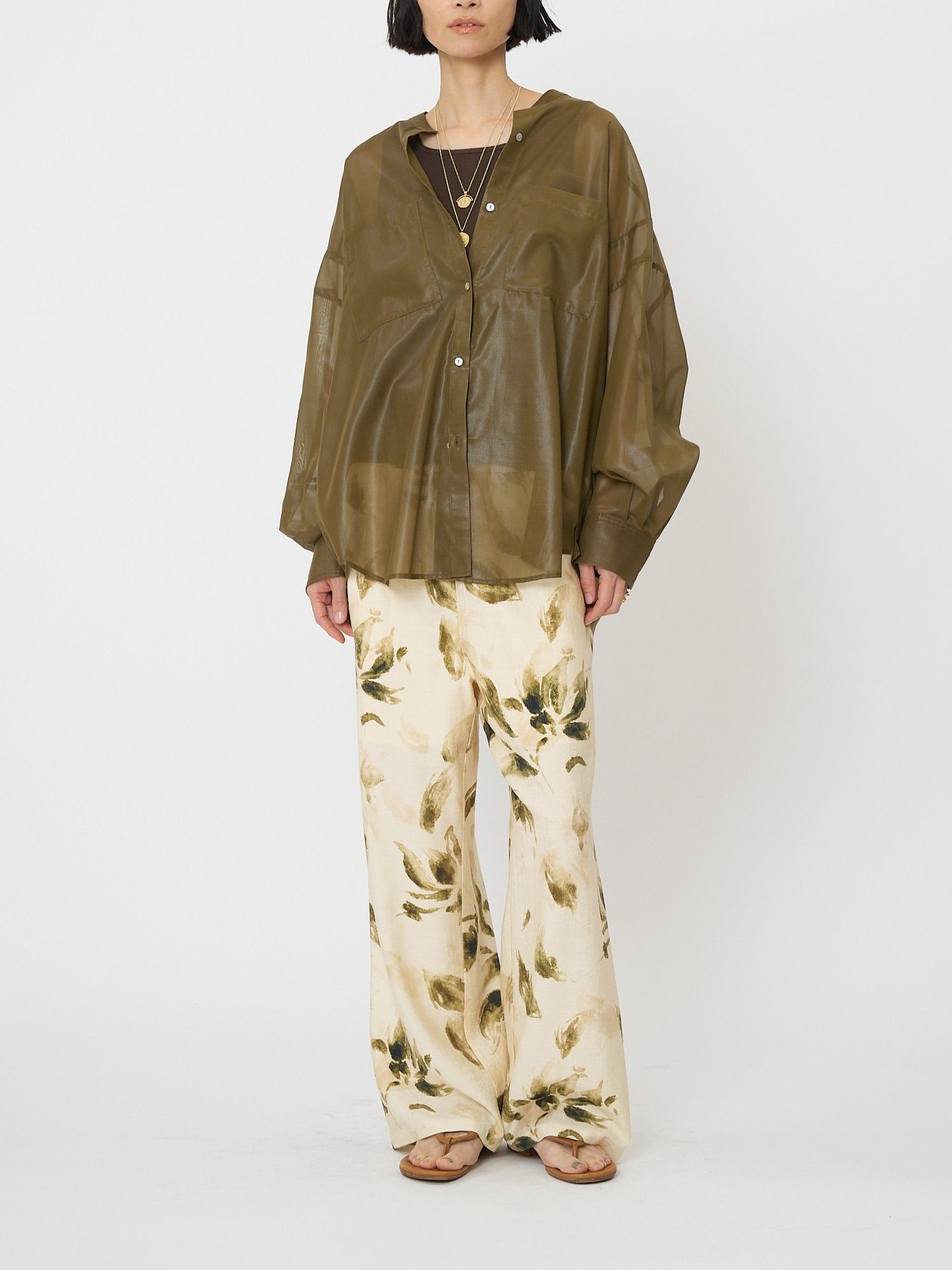 [1861-004KK] シアーチンツオーバーSH カーキ