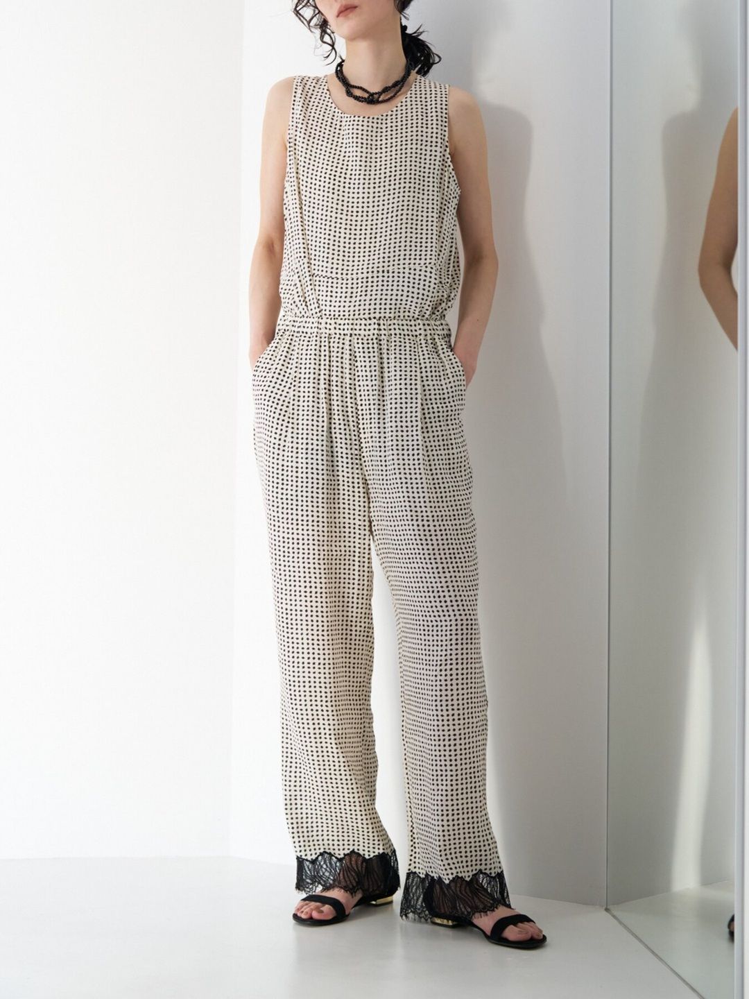 [3563-684NH] レーストリムドットイージPT ブラック