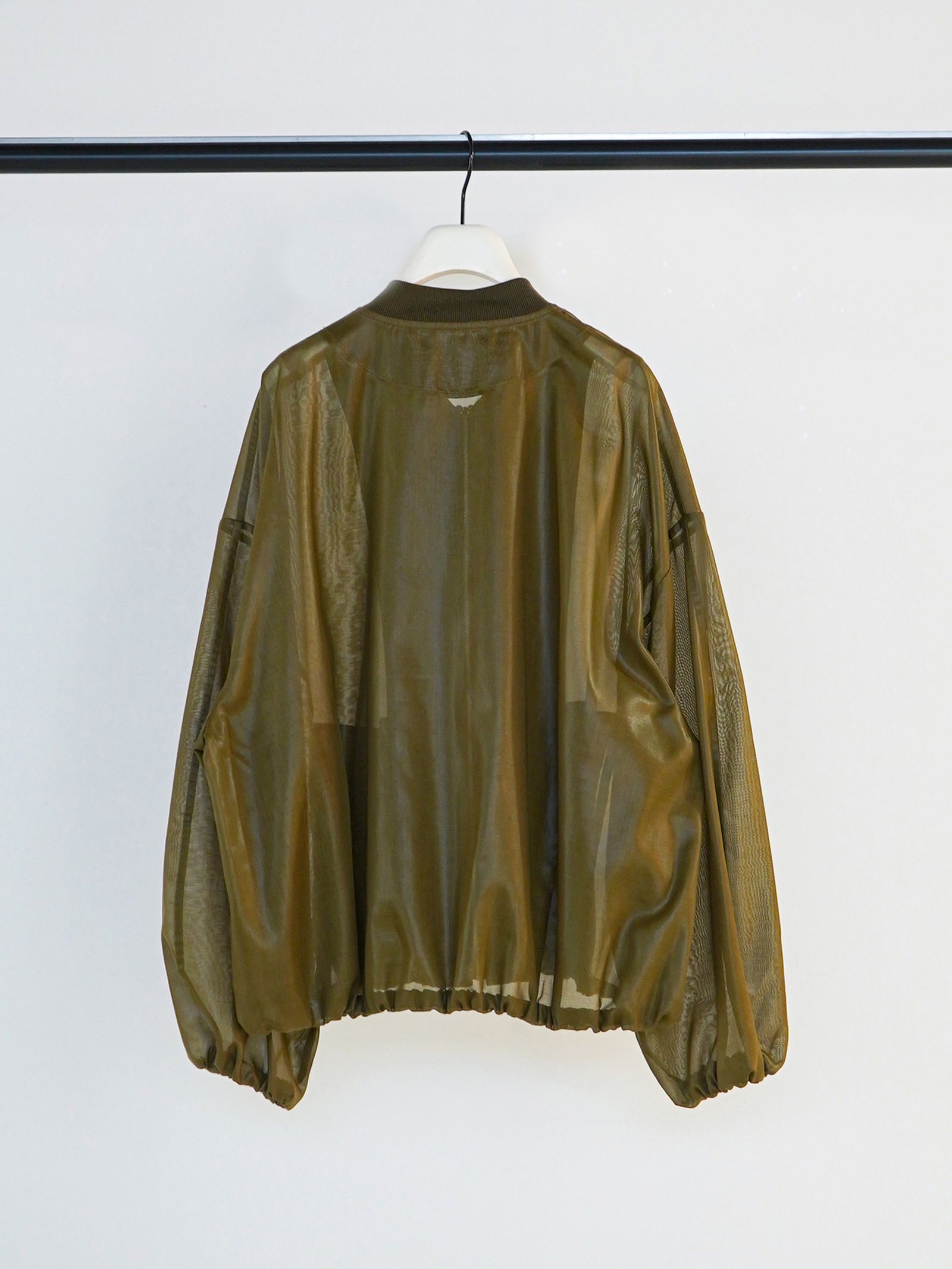 [4861-003KK] シアーチンツブルゾン カーキ