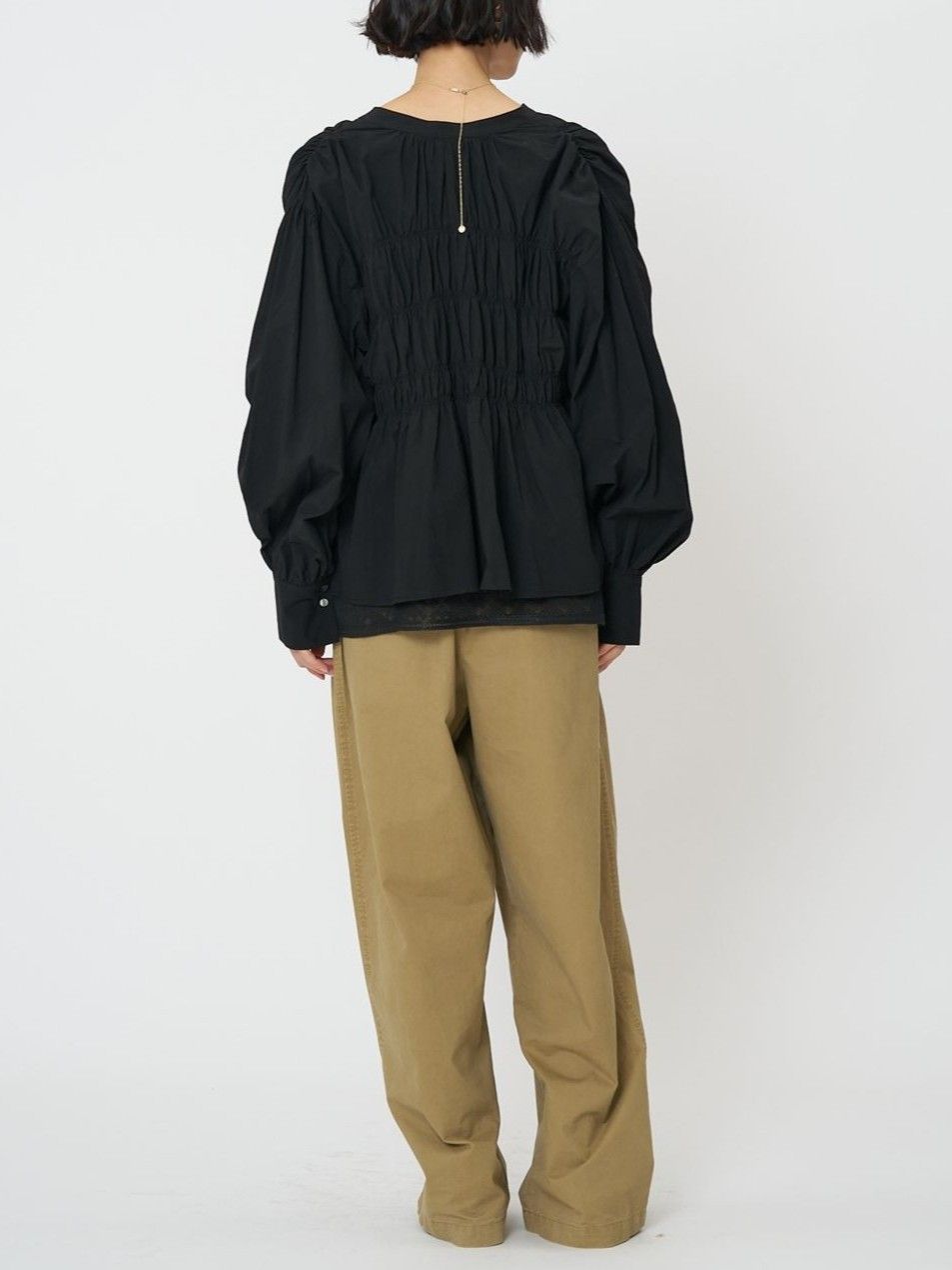 [1961-013KK] コットンシャーリングBL ホワイト