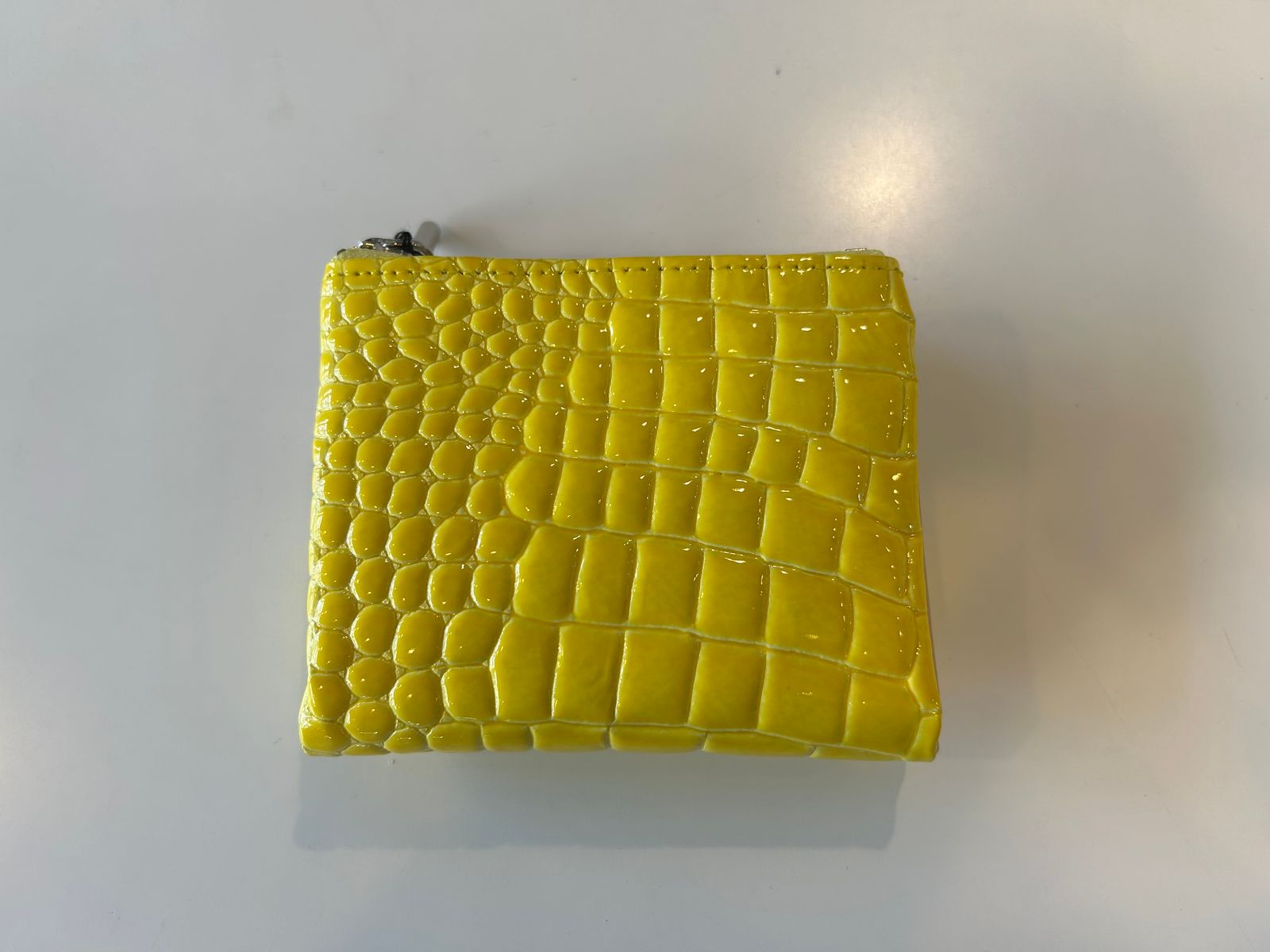 CORO LZIP FRAME PURSE SHORT イエロー