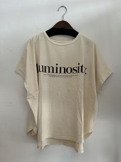 ピグメントロゴTシャツ ライトベージュ
