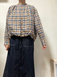 チェックフロントインシャツ オフ