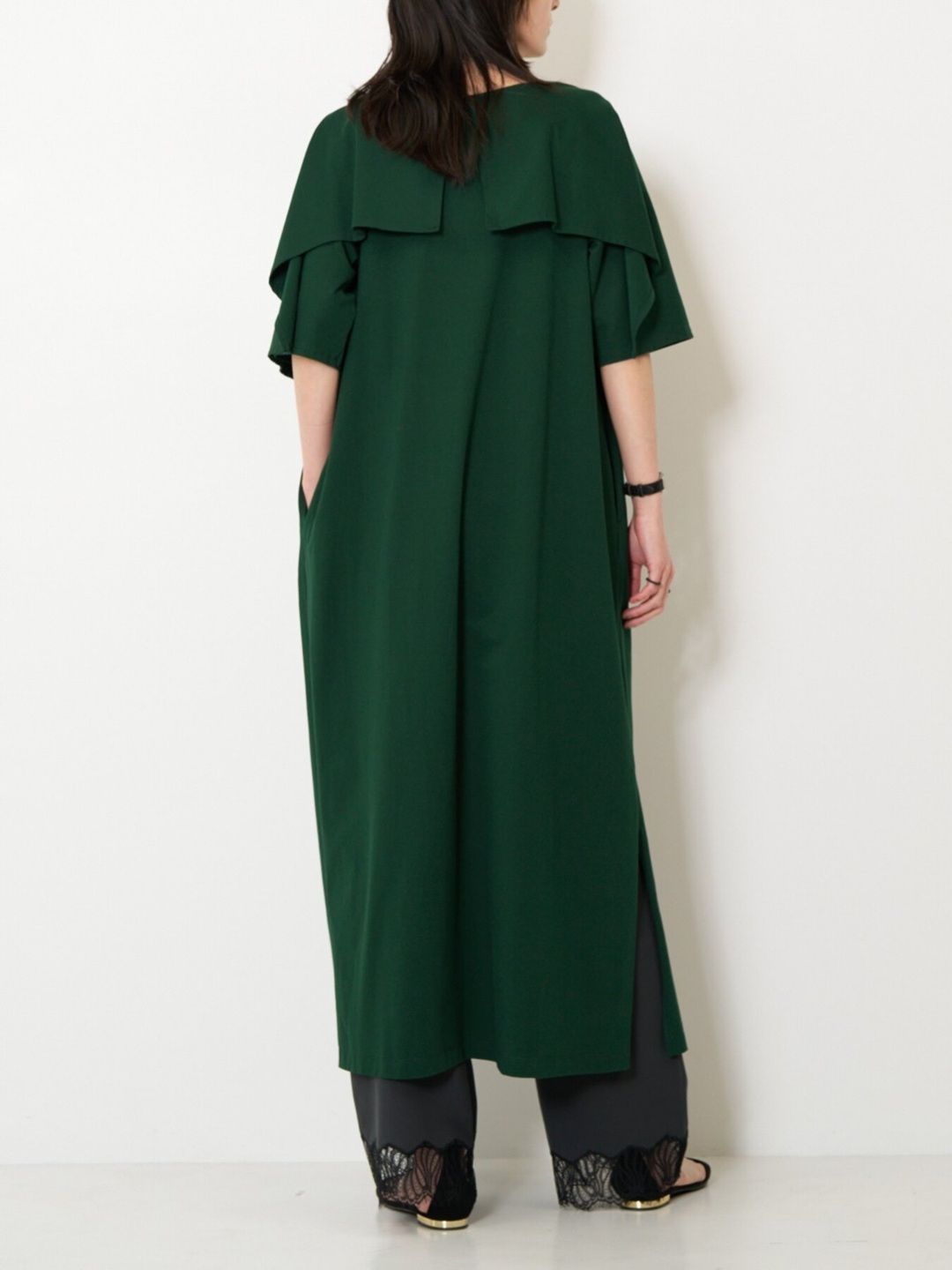 [5863-614KK] ヨークケープ2WAYOP ダークグリーン