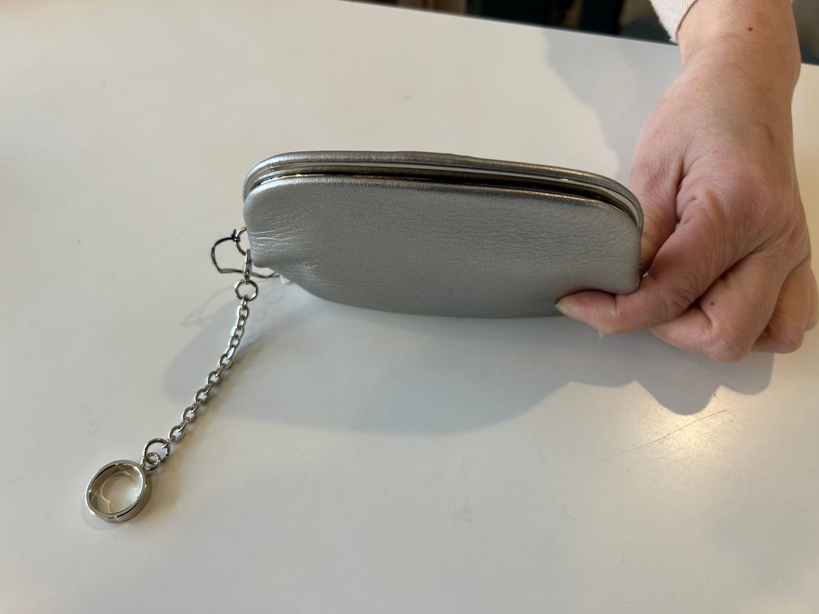 RAC FRAME PURSE SHORT がま口 シルバー