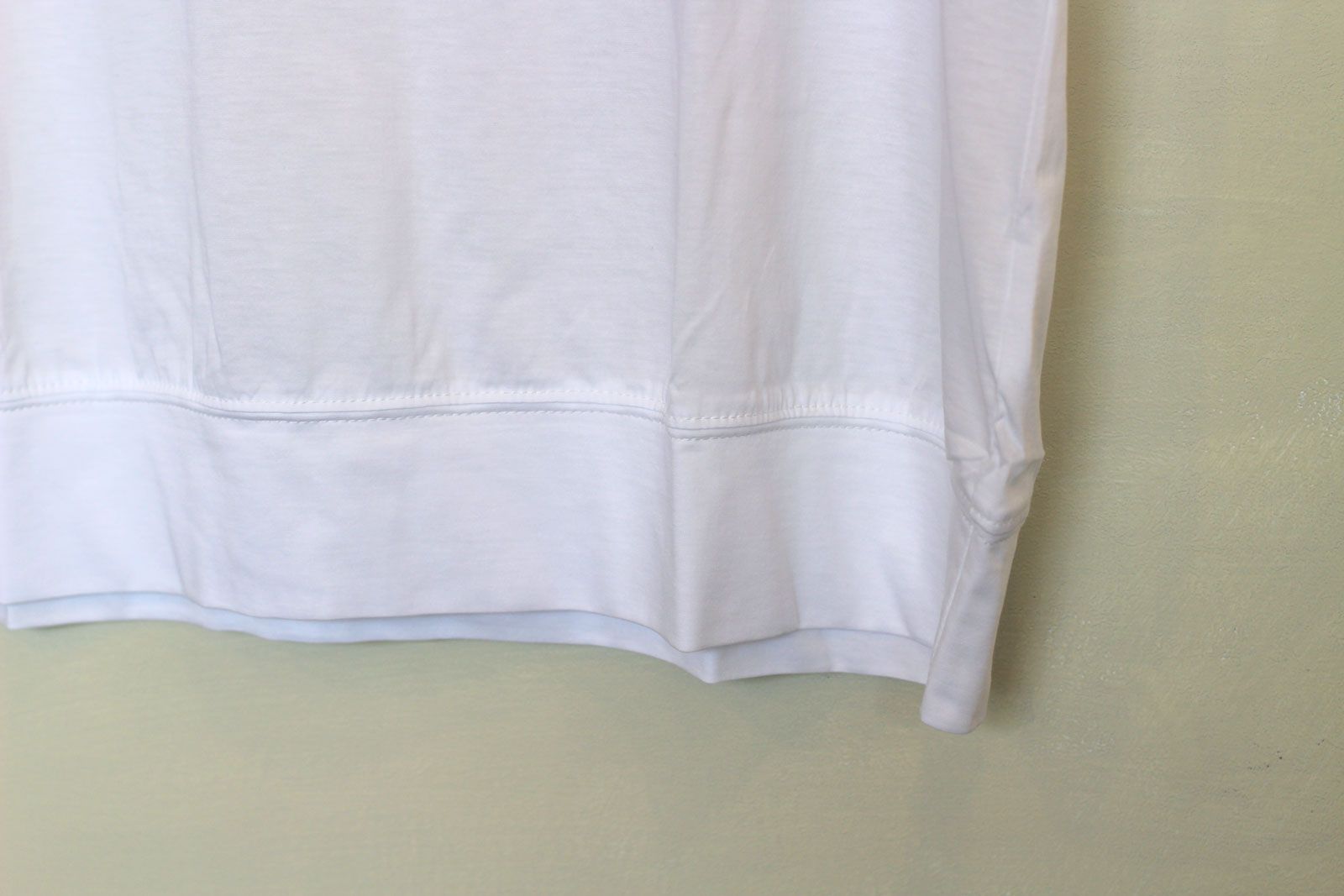 すっきりサラサラ半袖Tシャツ ホワイト
