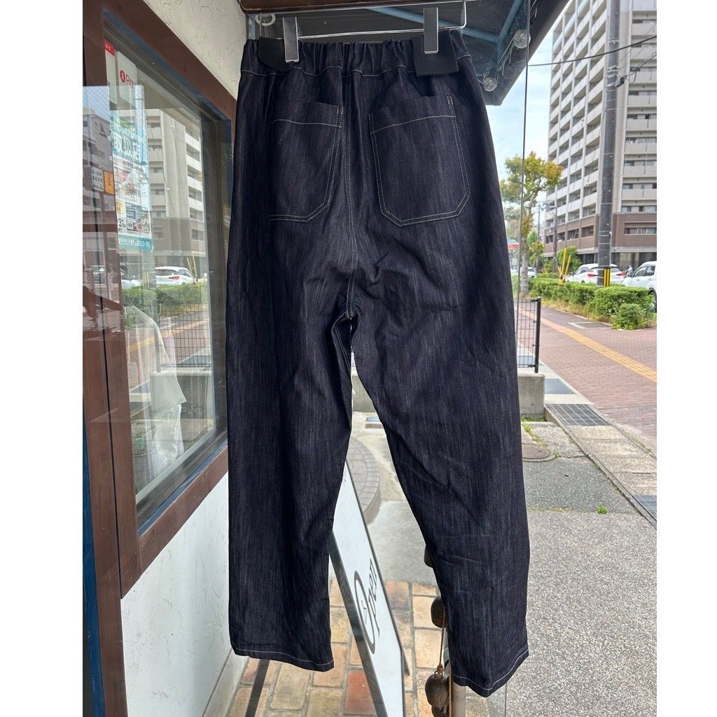 ストレッチデニムコージーパンツ インディゴ