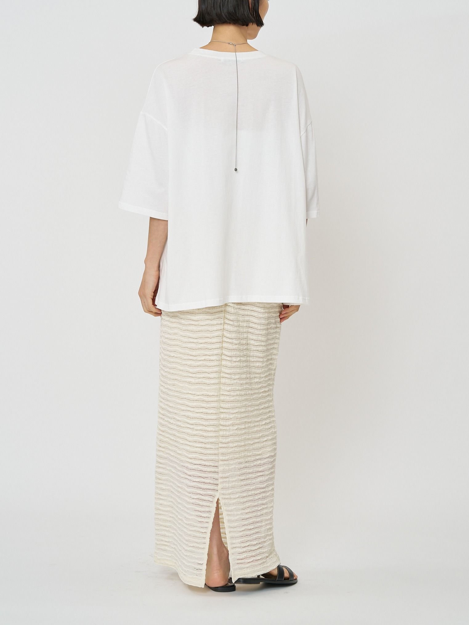 [2261-047BZ] ストレッチレースSK アイボリー