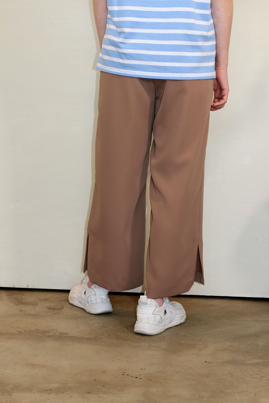 セミワイドパンツ モカ