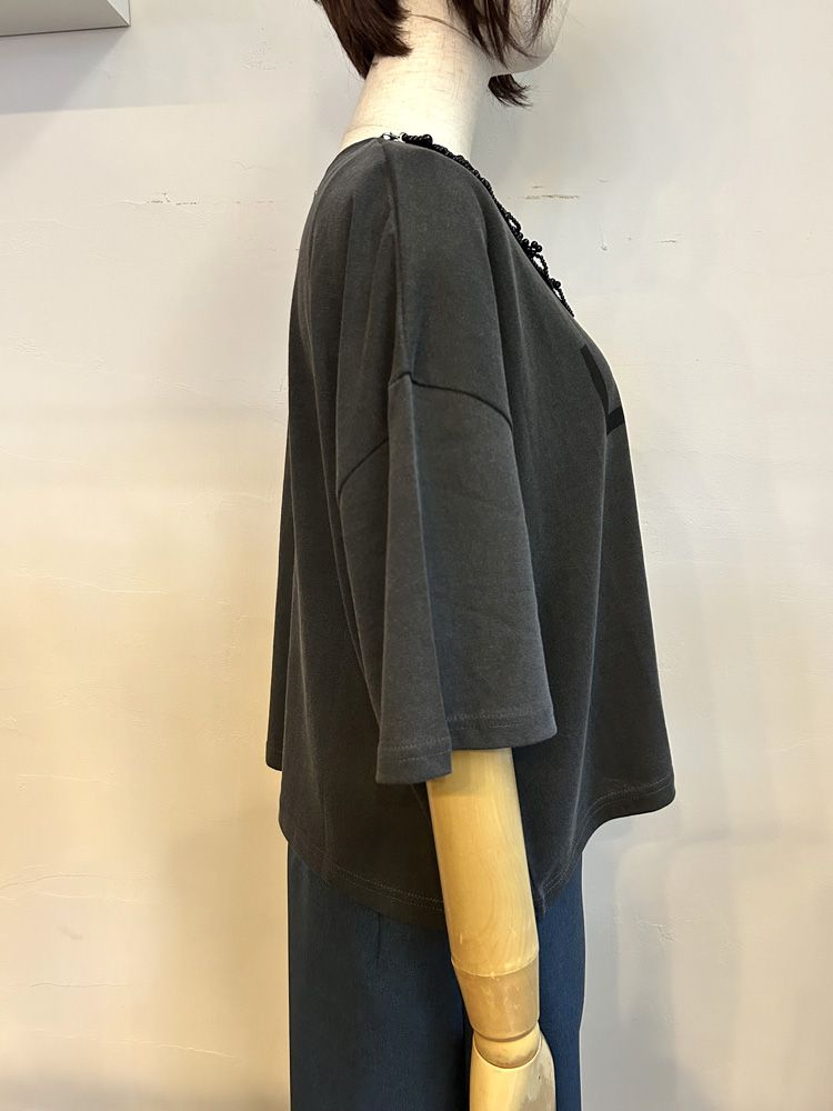 pearl necklace LOGO T スミクロ