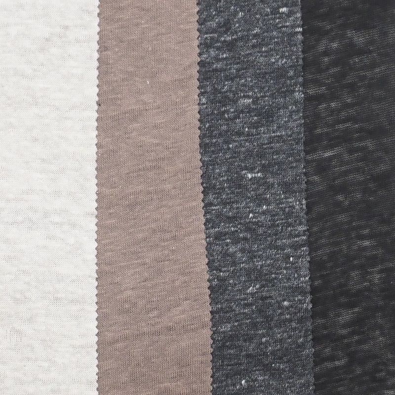 スラブリネンオーバルカーディガン オフホワイト