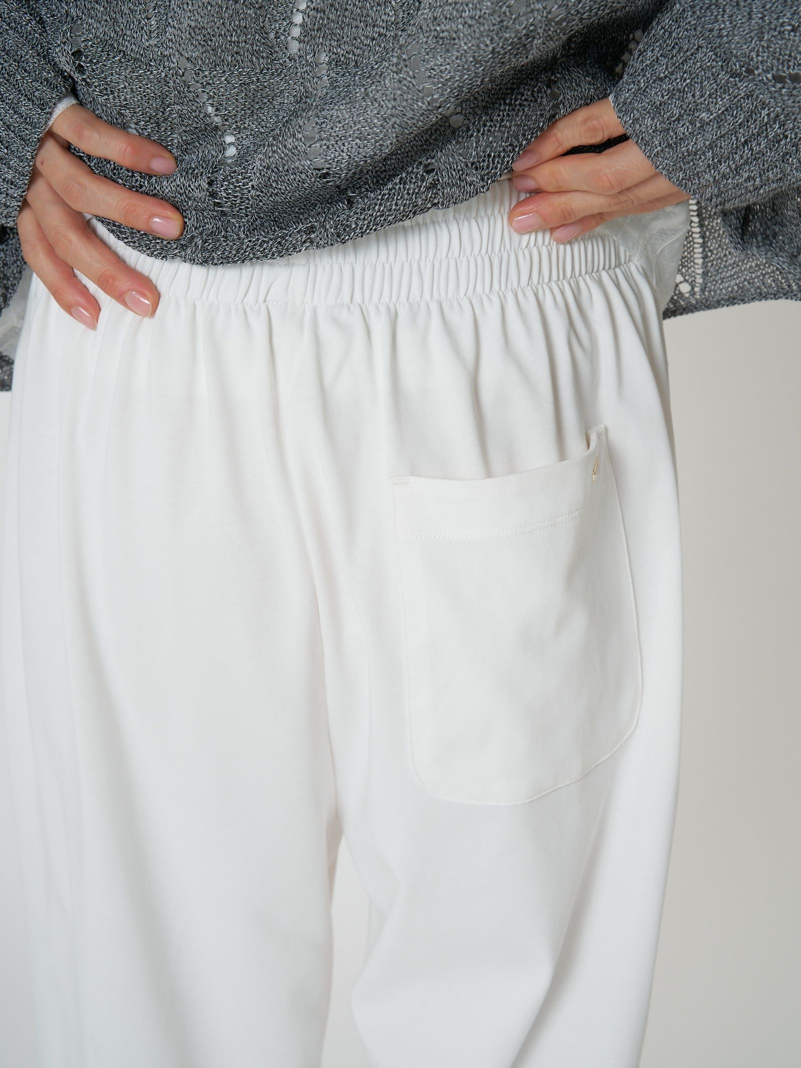 [3261-016KK] 度詰天竺イージーPT チャコール