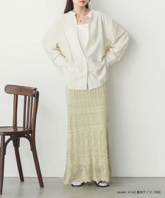 2WAYヴィンテージクロスシャツ アイボリー