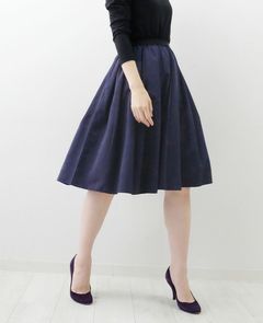 神戸・山の手スカート ネイビー ロング
