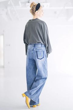 ニューワイドデニム ブリーチ