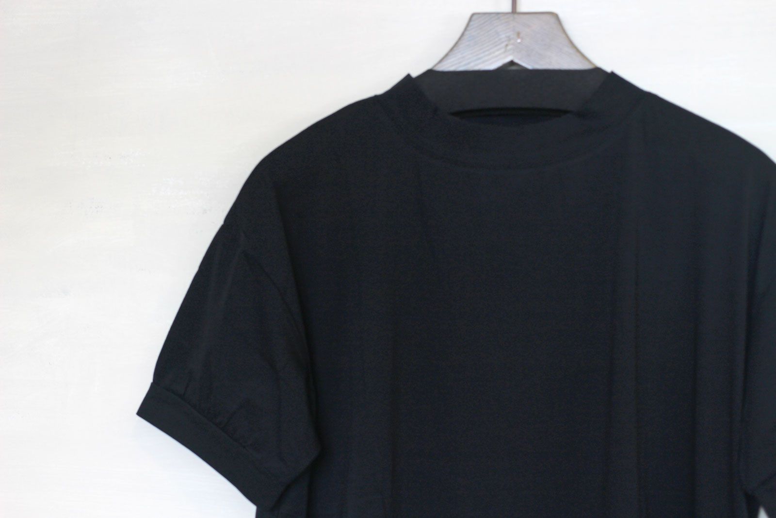 すっきりサラサラ半袖Tシャツ ブラック