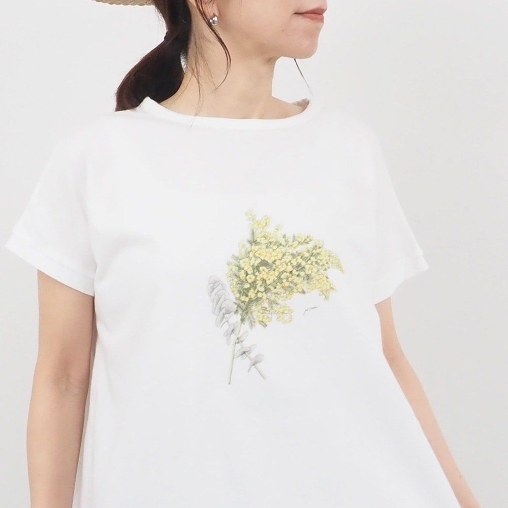花暦(はなごよみ) プリントミナミシャツ キンモクセイ