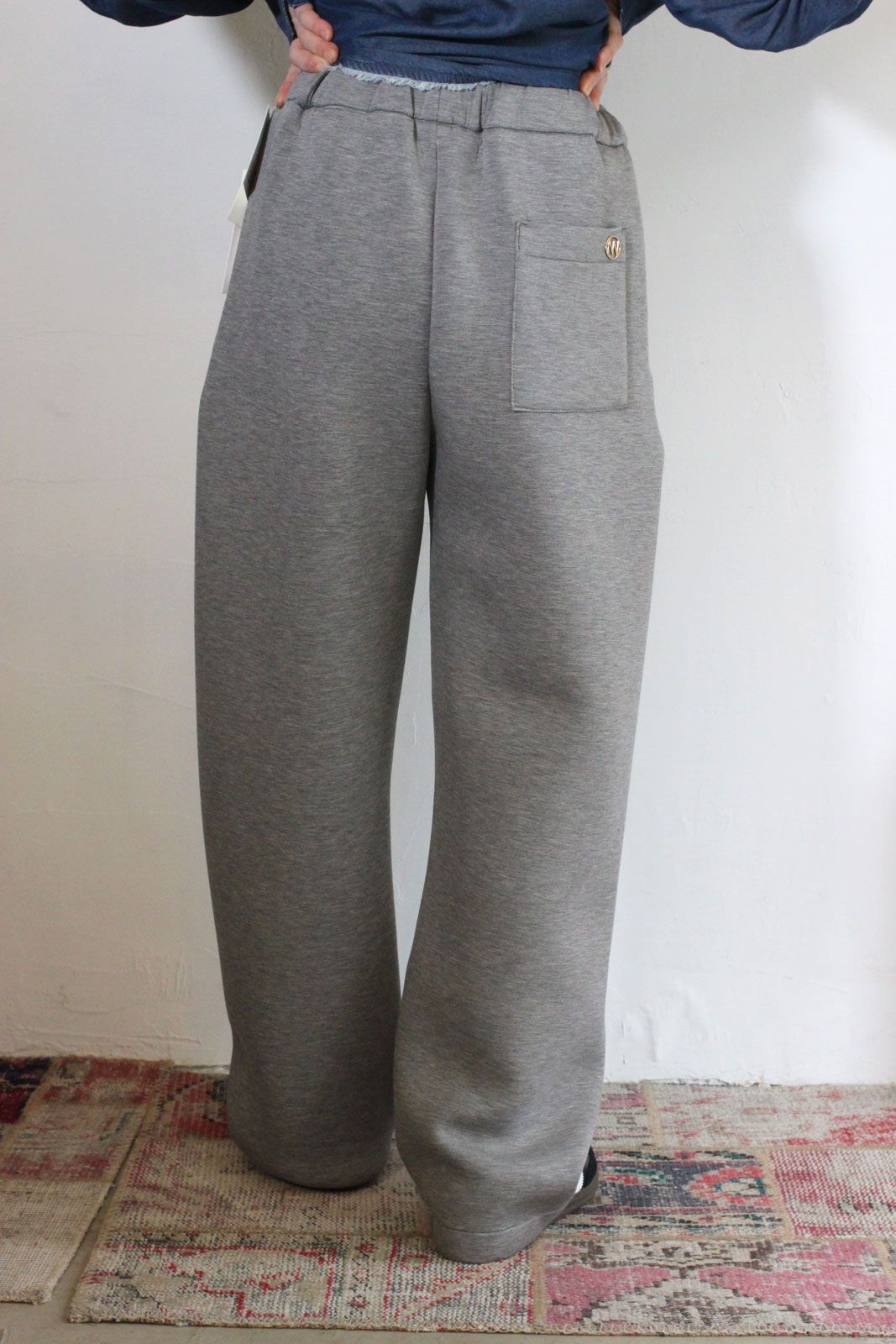 SPONDISH TUCK PT グレー