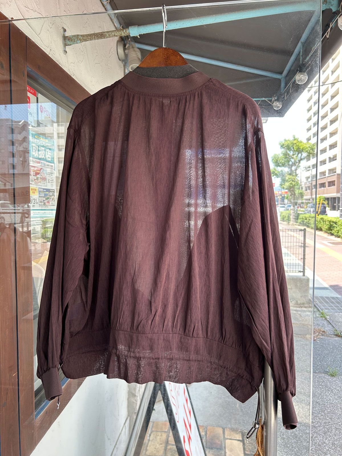 ハイツイストシアーブルゾン ブラウン