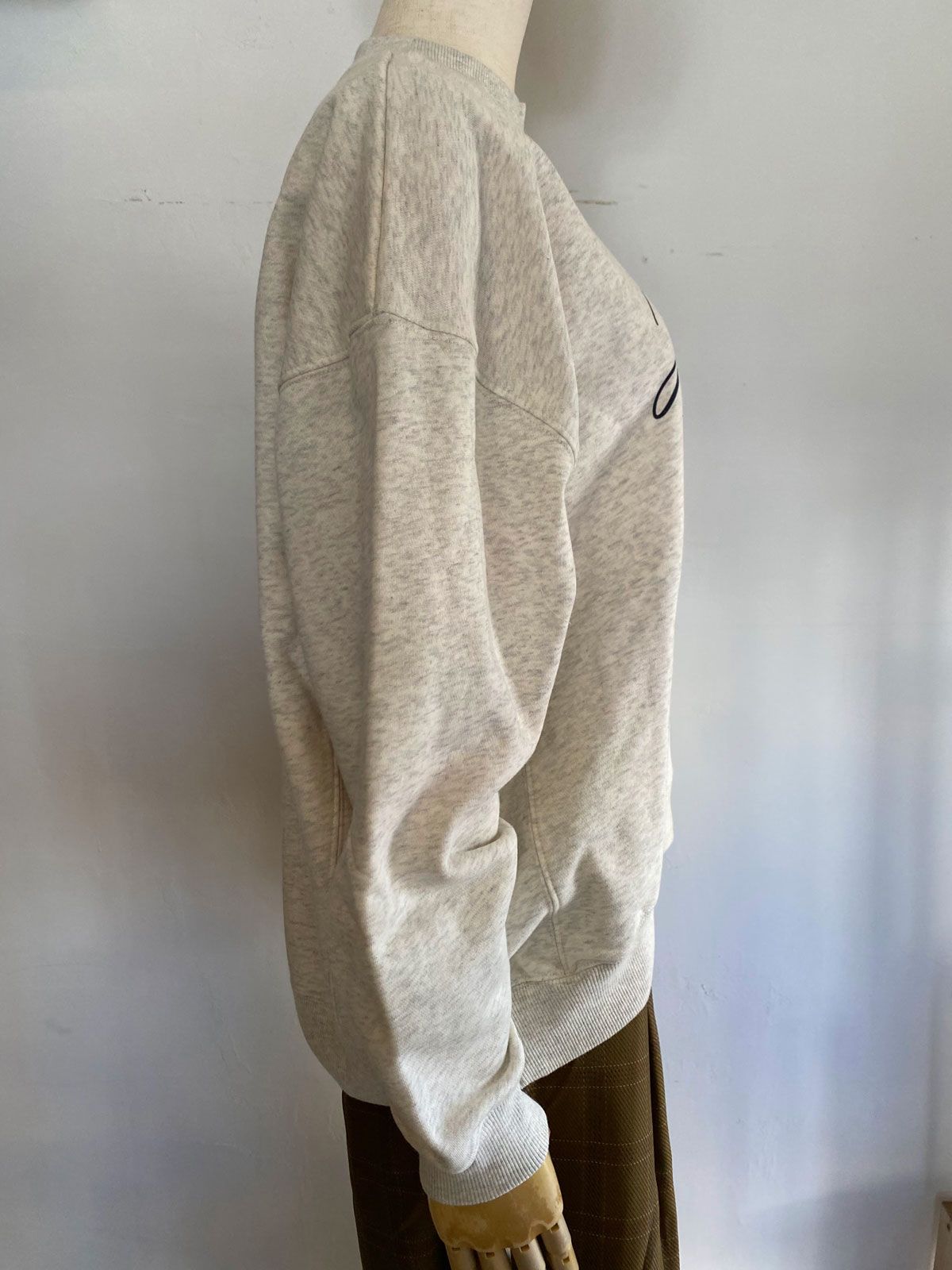 裏毛ロゴスゥェット オートミール