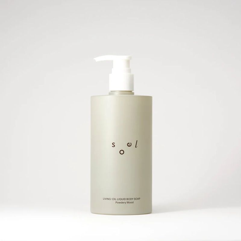 LIVING-OIL リキッドボディソープ Powdery Wood 400mL