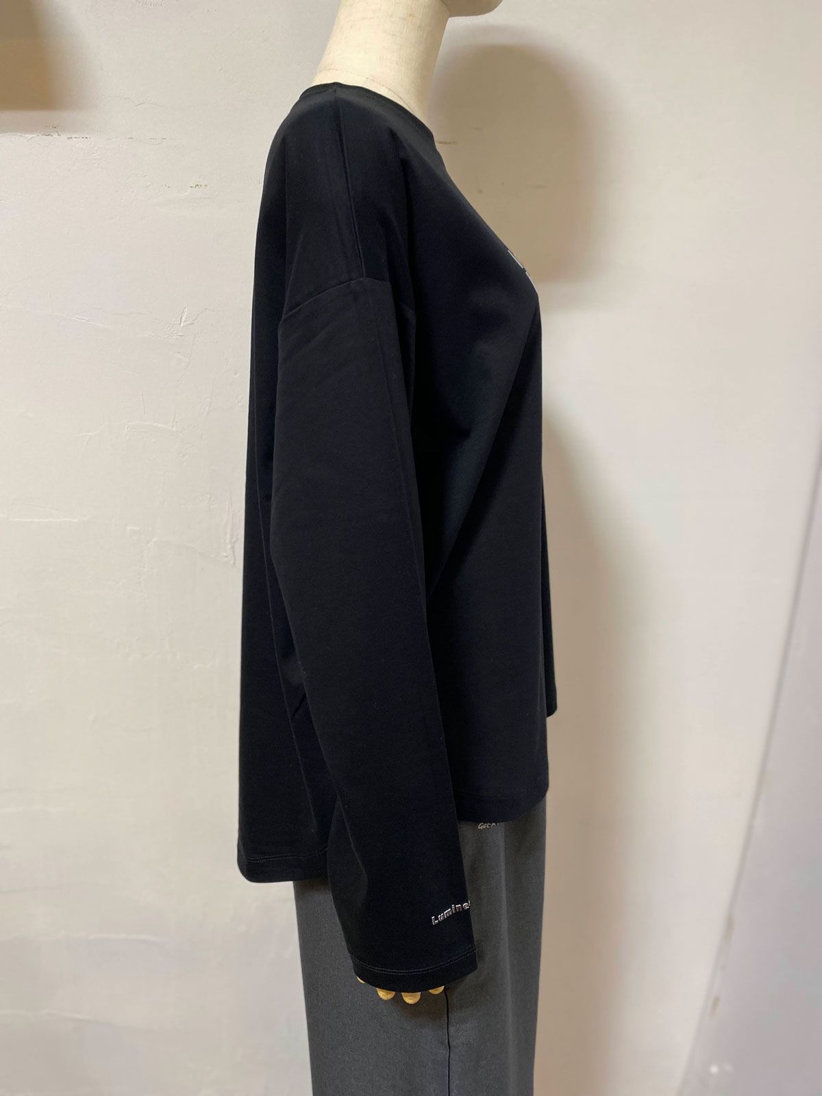 シリコンプリント ロゴロンT ブラック