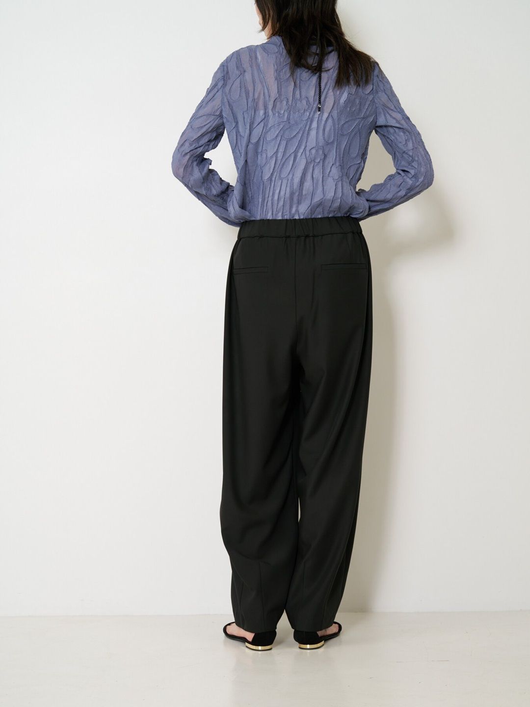 [8563-690BT] モチーフリンクルPO サックス