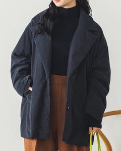 テーラードミドルコート ブラック