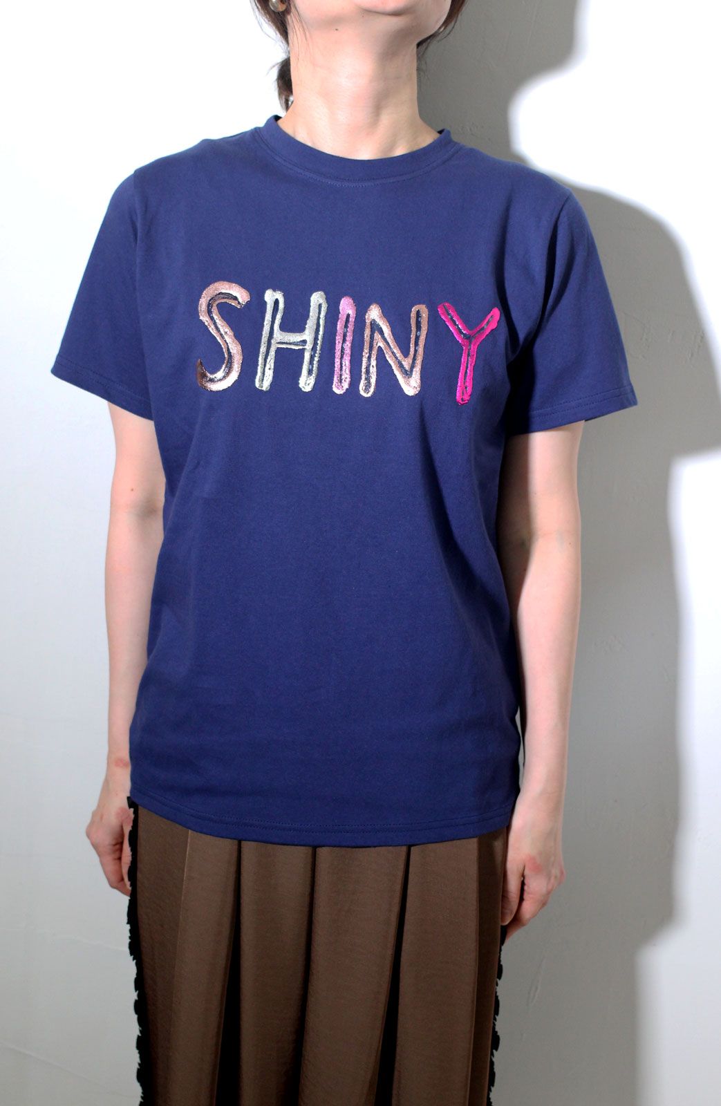 SHINY Tシャツ ネイビー