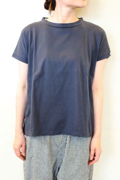 天竺ミナミシャツ ブルーグレー