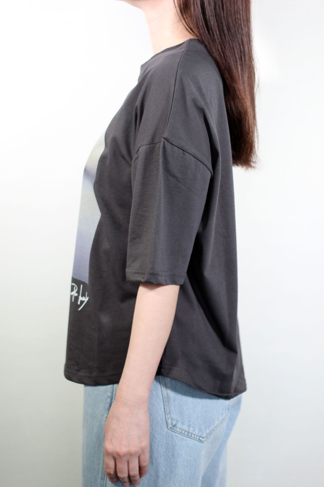 [8451-075KK] Photo Tee ブラック